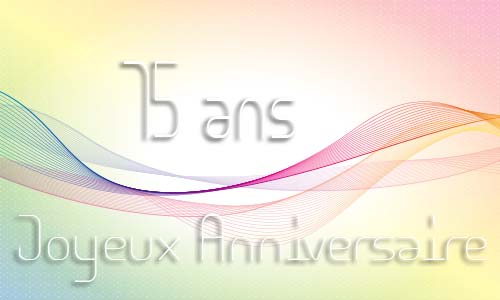 Carte anniversaire femme 15 ans geoligne