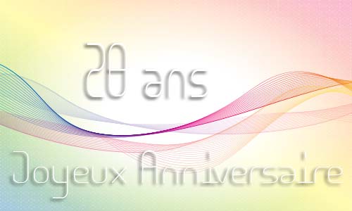 Carte anniversaire femme 28 ans geoligne