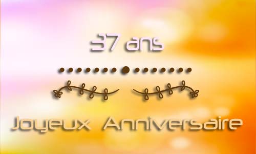 Carte anniversaire femme 37 ans neuropol