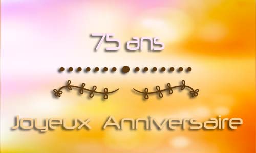Carte anniversaire femme 75 ans neuropol
