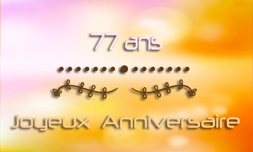 Carte anniversaire femme 77 ans neuropol