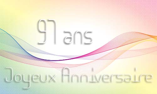 Carte anniversaire femme 91 ans geoligne