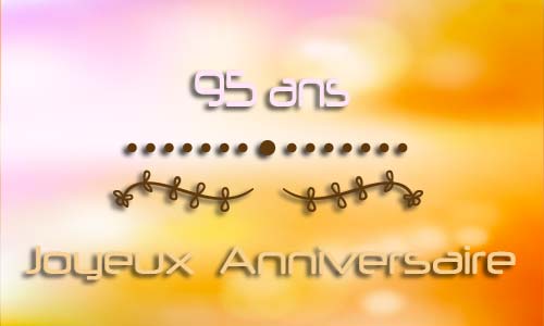 Carte anniversaire femme 95 ans neuropol