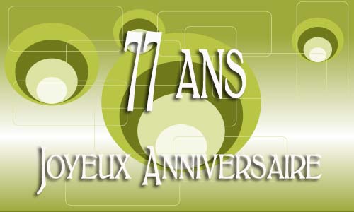 Carte anniversaire Carte anniversaire homme 77 ans